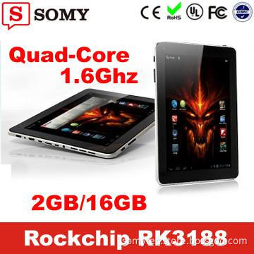 Retina Display 9.7 inch quad-core 1.6Ghz cpu rockchip tablet mid
